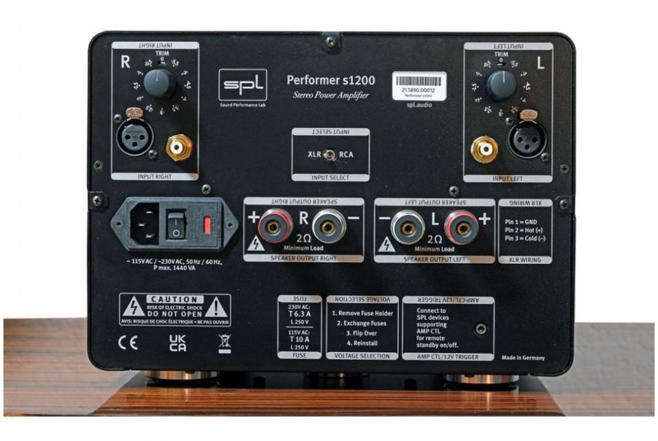 SPL - Performer S1200 Amplificateur de puissance stéréo