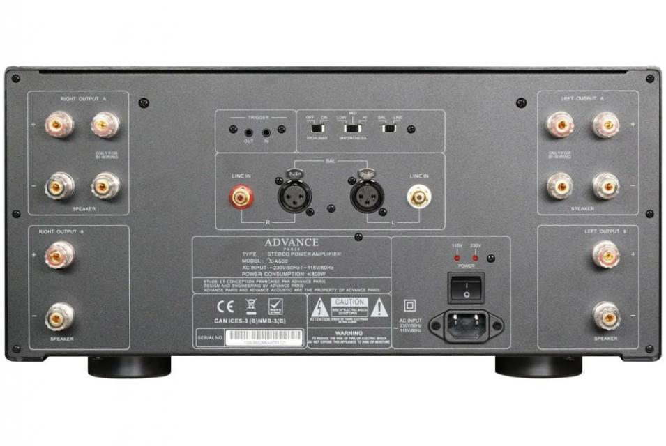 Advance Paris - X-A600 Amplificateur de puissance stéréo