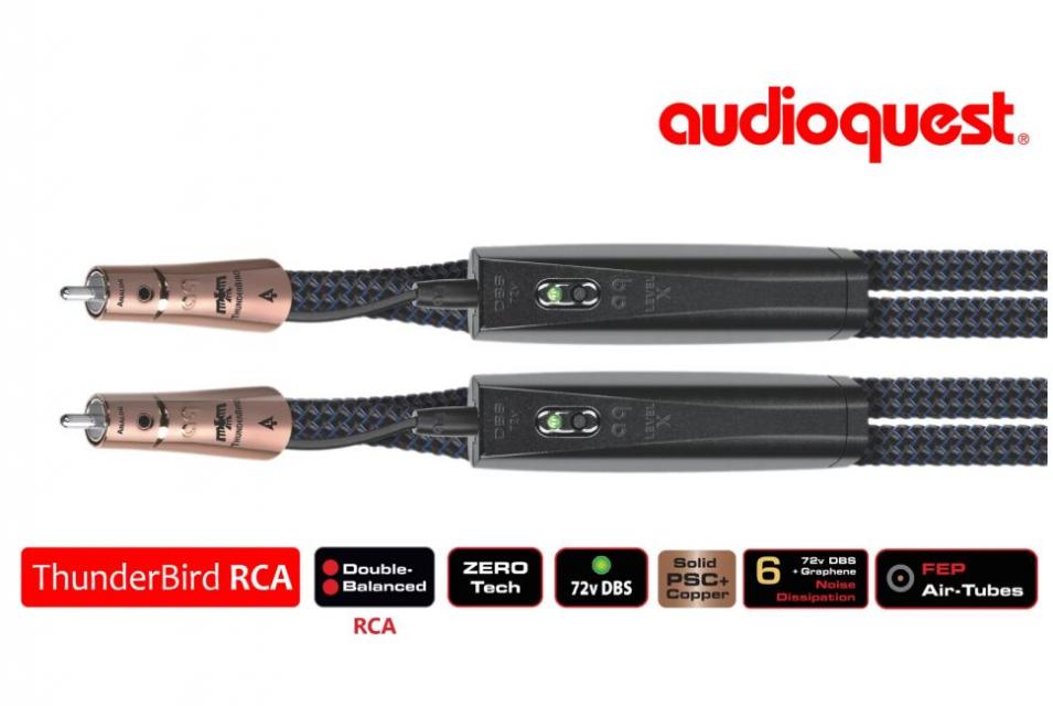 Audioquest - ThunderBird - Câble de modulation RCA Dbs ou XLR doube Dbs