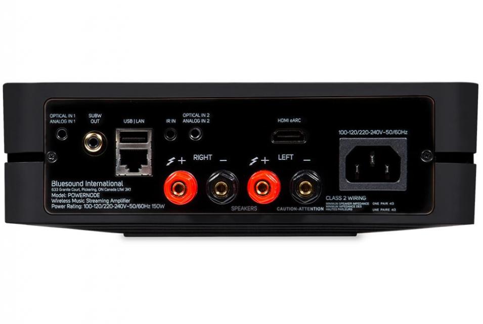 BlueSound - Powernode Amplificateur intégré stéréo connecté 