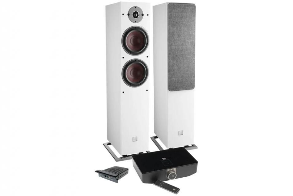 Dali - Oberon 7 C + SoundHub + NPM-2i BluOS   - Enceintes colonnes sans fil 2 voies bass-reflex