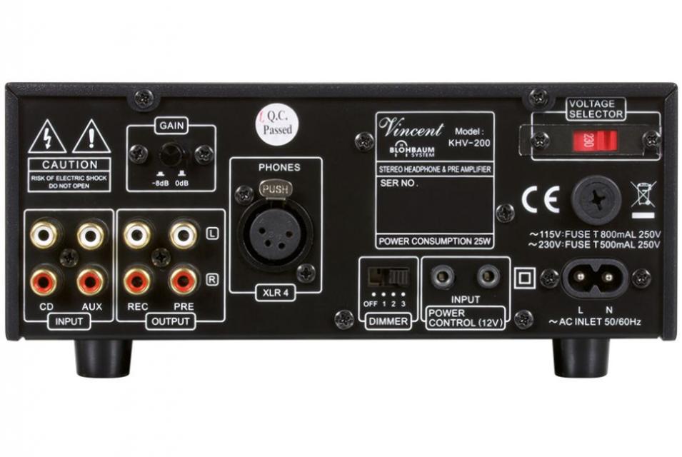 Vincent - KHV-200 Amplificateur pour casque à lampes